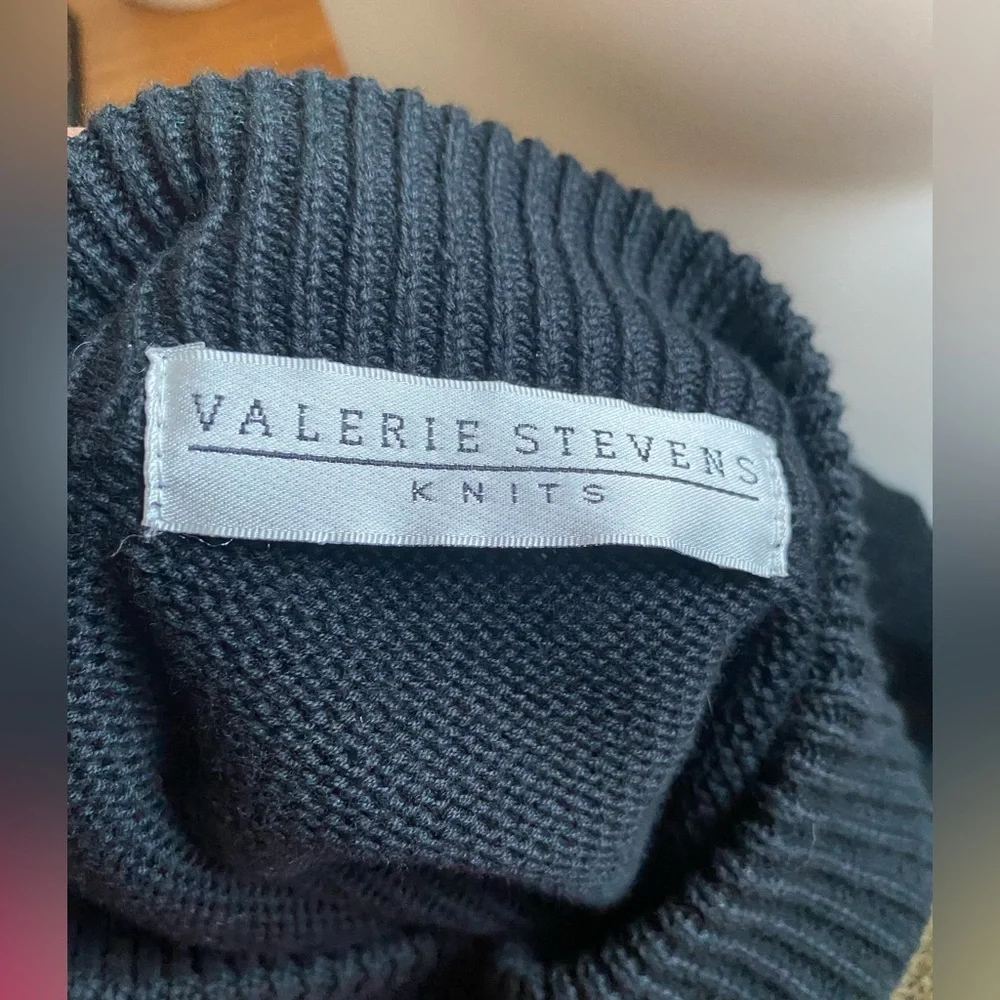 Valerie Stevens Sweater Womens Size L Knit Long Sleeve - Picture 5 of 5